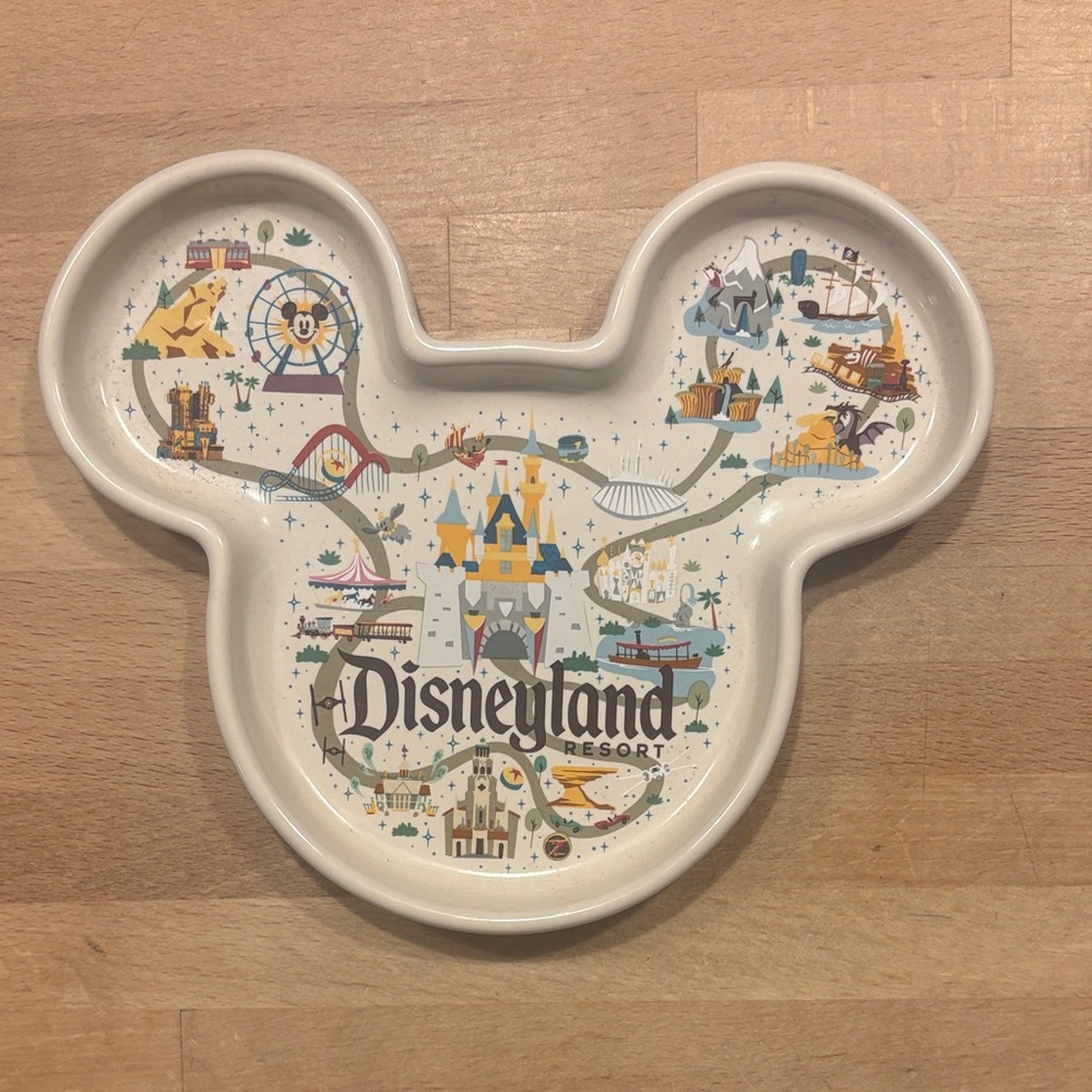 DISNEY PARKS TRINKET DISH MICKEY MOUSE ICON DISNEYLAND NEW